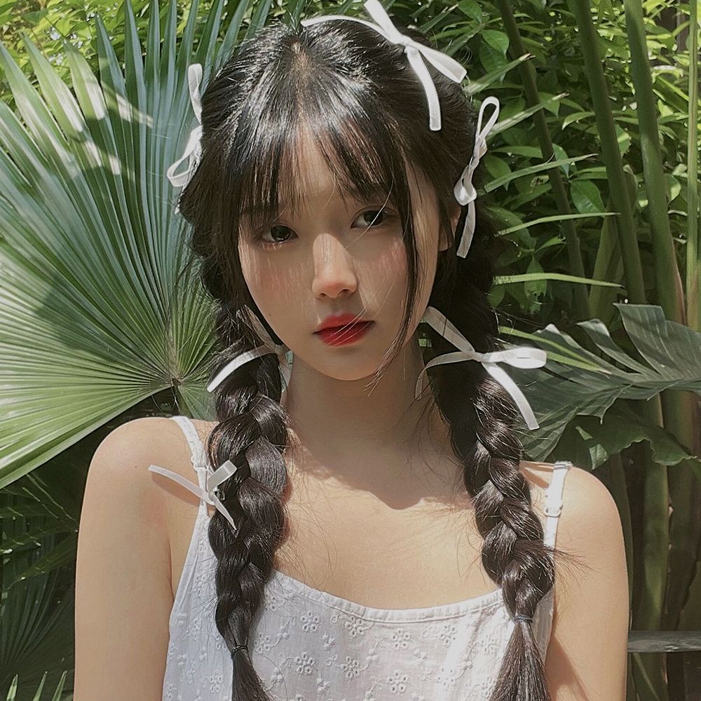 Kẹp Tóc Hình Nơ Phối Ren Dễ Thương Phong Cách Hàn Quốc Cho Nữ