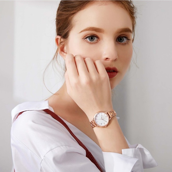 Đồng hồ nữ Julius Star JS-015 dây thép | Julius Official