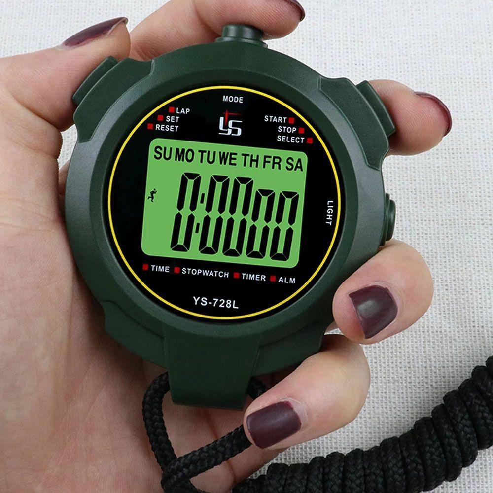 Đồng Hồ Bấm Giờ Điện Tử Màn Hình LCD Đa Năng