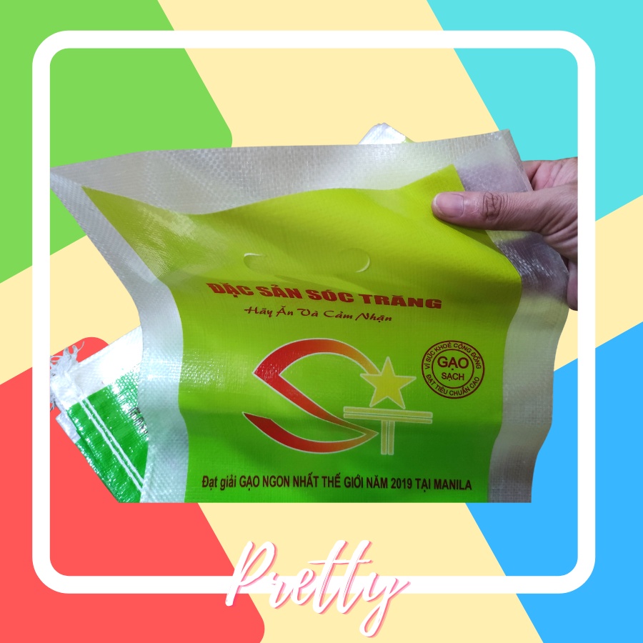 Túi đựng gạo ⭐FREE SHIP⭐ ST25 PP  màu sắc chi tiết đẹp dày chắc chắn