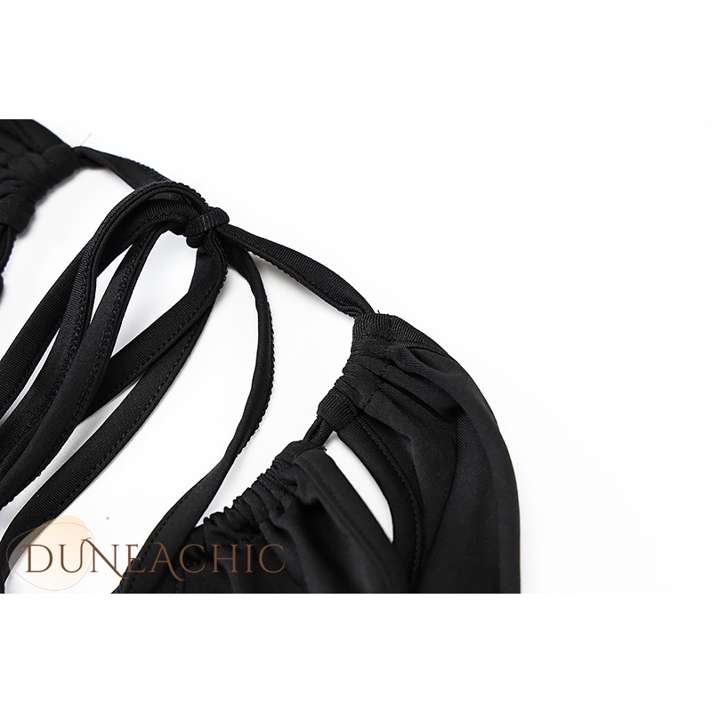 DUNEA Đầm Ôm Dài Tay Thiết Kế Quyến Rũ Cho Nữ