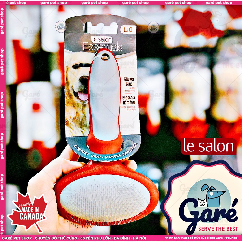 Lược tròn Le Salon 3 inches dành cho Chó lông ngắn