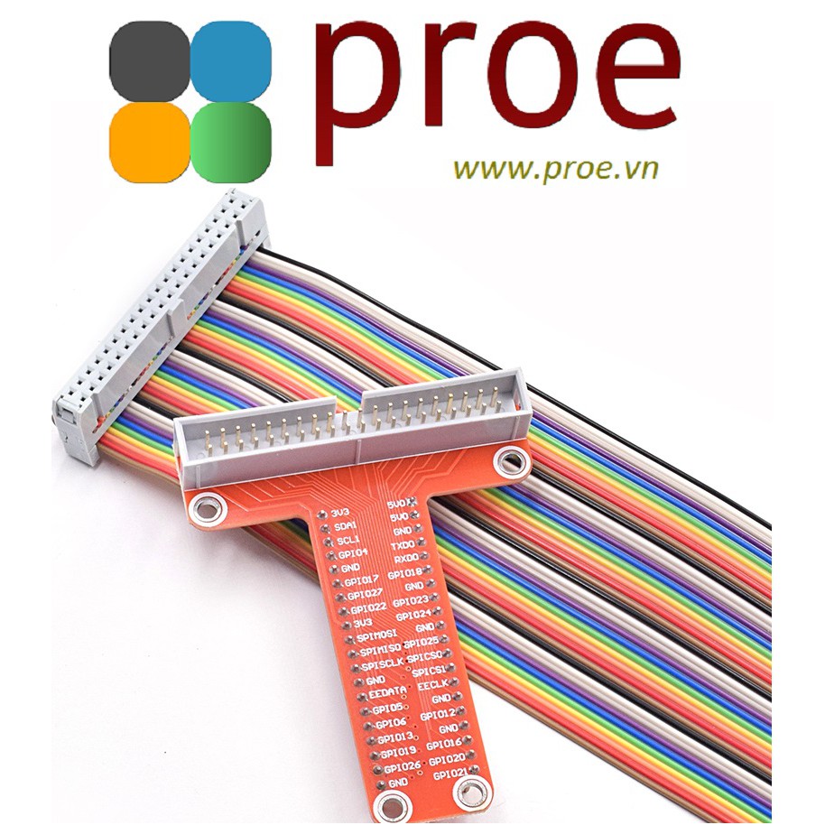 Đế Ra Chân Test Board 40 Chân Raspberry Pi T-COBBLER