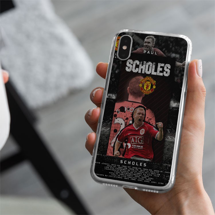 Ốp lưng Paul Scholes Manchester United cho Iphone 5 6 7 8 Plus 11 12 Pro Max X Xr FOO20210017