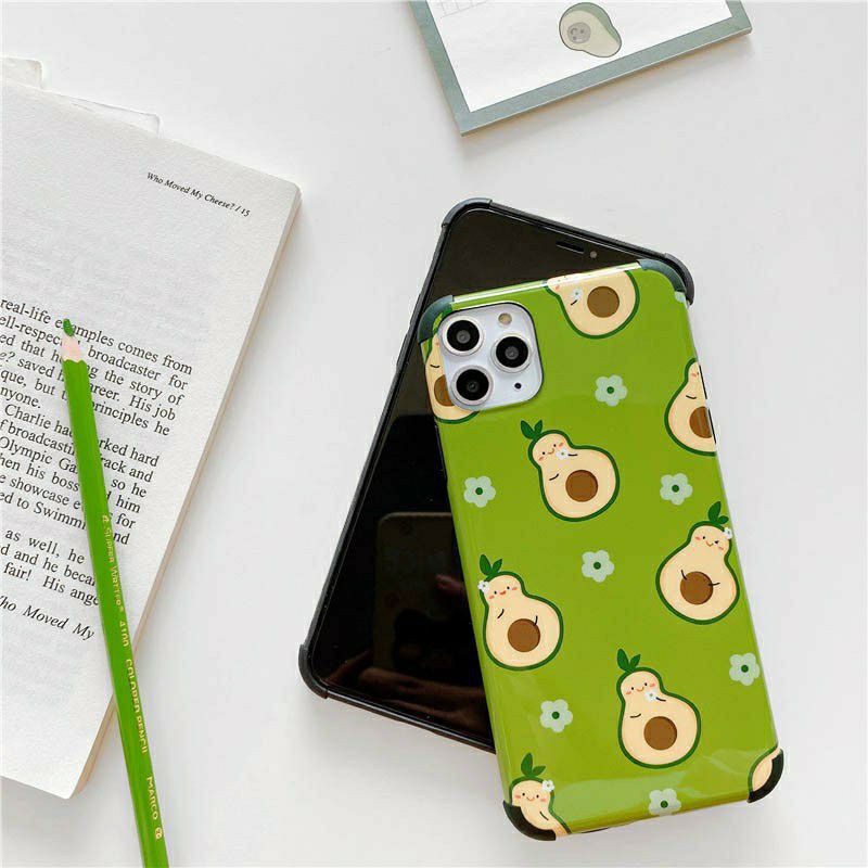 Ốp lưng iphone - ốp iphone Bơ Cute Chống Sốc 5/5s/6/6plus/6s/6splus/7/7plus/8/8plus/x/xs/11/12/pro/max/plus/promax