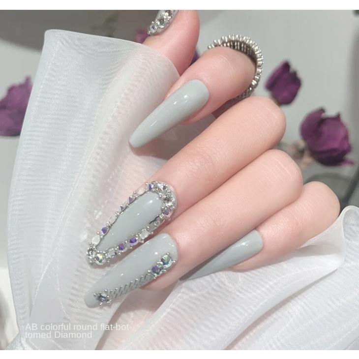 Bộ Đá Nhiều Màu Sắc Dùng Trang Trí Móng Tay DIY
