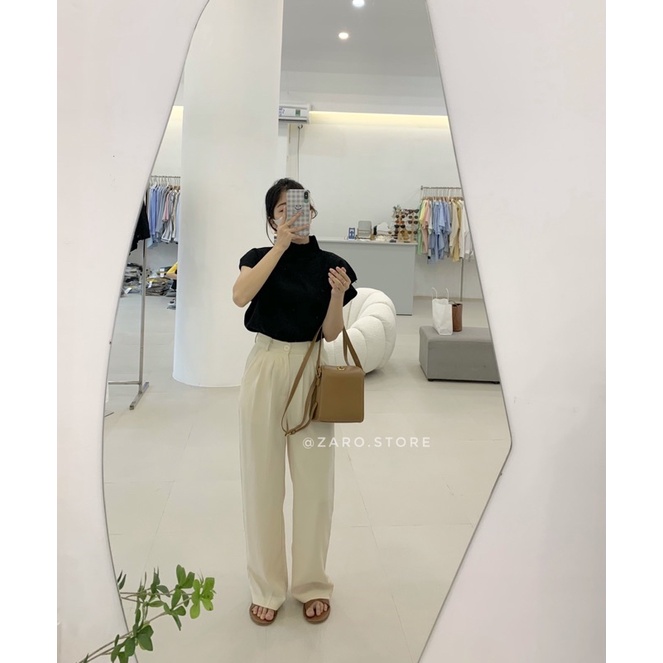 Áo len cổ cao basic