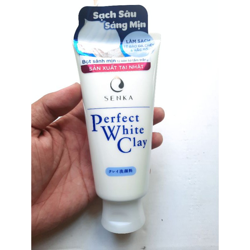 (Giá gốc 99000đ giảm còn...)SỮA RỬA MẶT Senka Speedy Perfect White Clay 120g (hàng cty)