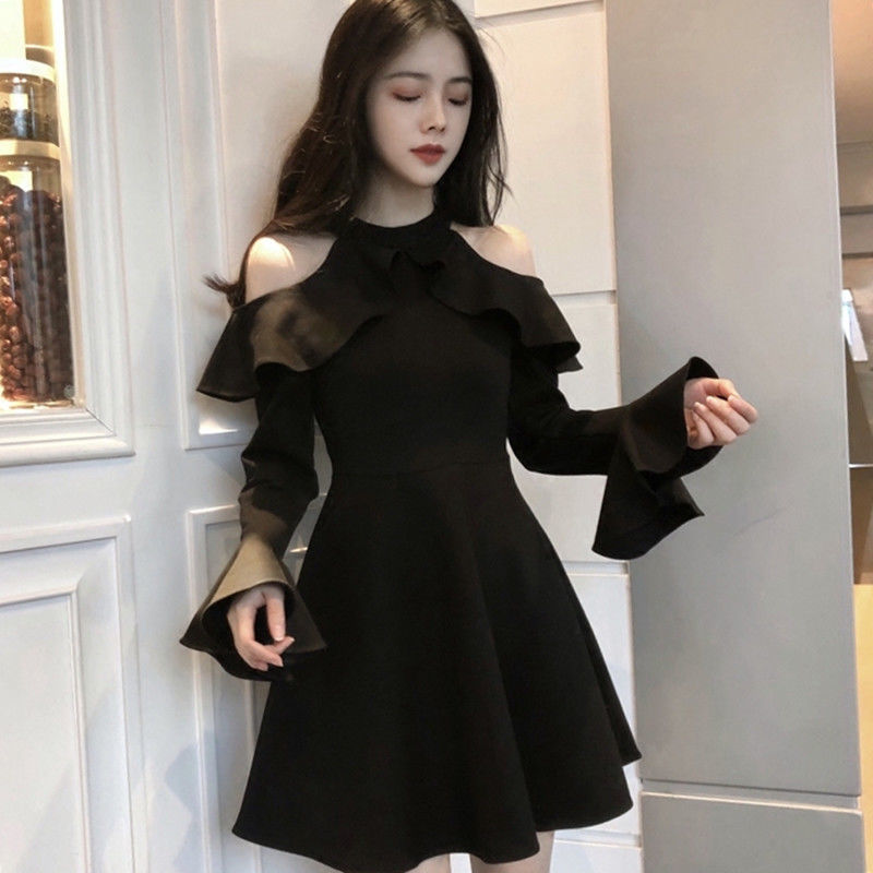 Đầm Dài Tay Hở Vai Thời Trang Quyến Rũ Cho Nữ | BigBuy360 - bigbuy360.vn