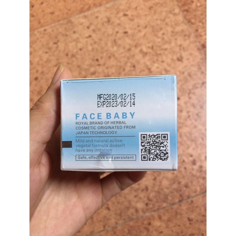 Face Baby xanh ❤️FREESHIP❤️ Set 2 serum+kem đêm mờ thâm nám trắng da