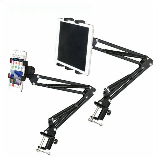 Giá Đỡ Điện Thoại, Ipad Xem Phim Kẹp Đầu Giường, Bàn ( 4.8 inch -&gt; 10.5 inch)