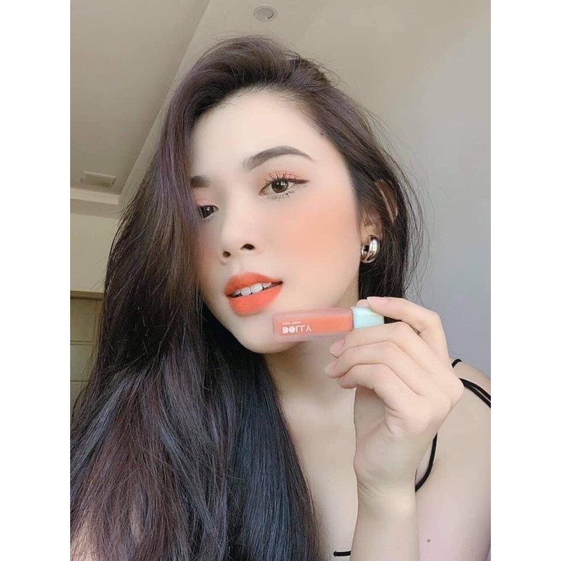 07.Màu Cam Sáng.son kem lỳ DOLLY SUPER MATTE hot trend 2021 màu cam sáng