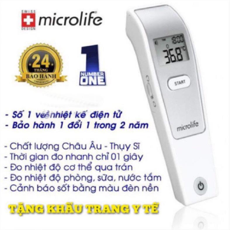 Nhiệt Kế Điện Tử Hồng Ngoại Microlife FR1MF1 Thụy Sĩ  [SALE SẬP SÀN] [HÀNG CHÍNH HÃNG] [1 ĐỔI 1 TRONG 12 THÁNG]