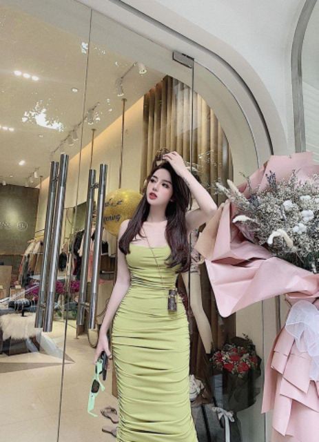 Đầm body nhúng 2 dây dự tiệc cực sang | BigBuy360 - bigbuy360.vn