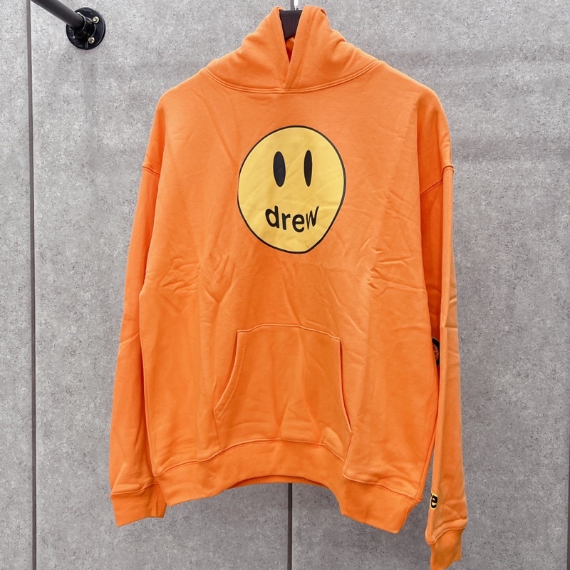 ⚡️[Hight Quality] - Áo Justin Bieber Drew House Mascot Hoodie Pullover Orange cao cấp full tag túi, áo hoodie drew