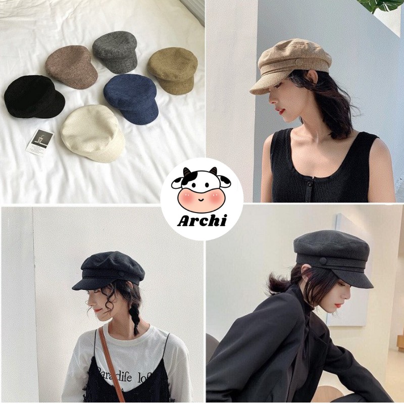 Mũ nồi ulzzang hàn quốc Baret