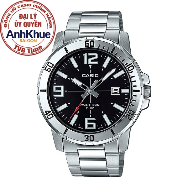 Đồng hồ nam dây kim loại Casio Standard chính hãng Anh Khuê MTP-VD01D-1BVUDF (45mm)