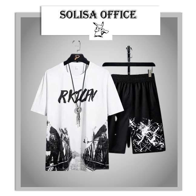 Bộ thể thao nam mẫu in hình nguyên cây cầu chất thun mềm mịn