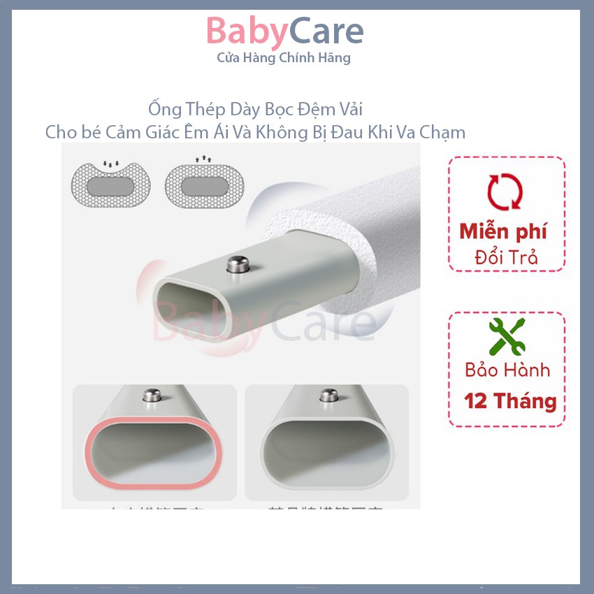 Thanh Chắn Giường BabyCare - Mẫu Mới Nhất 2021 ( 1 Bộ 1 Thanh ) - An Toàn - Tiện Lợi - Chắc Chắn - BabyCare