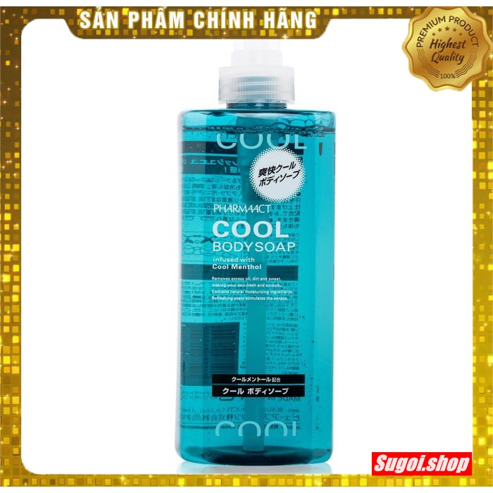 Sữa Tắm Cool Body Soap pharmaact Nhật Bản 600ml