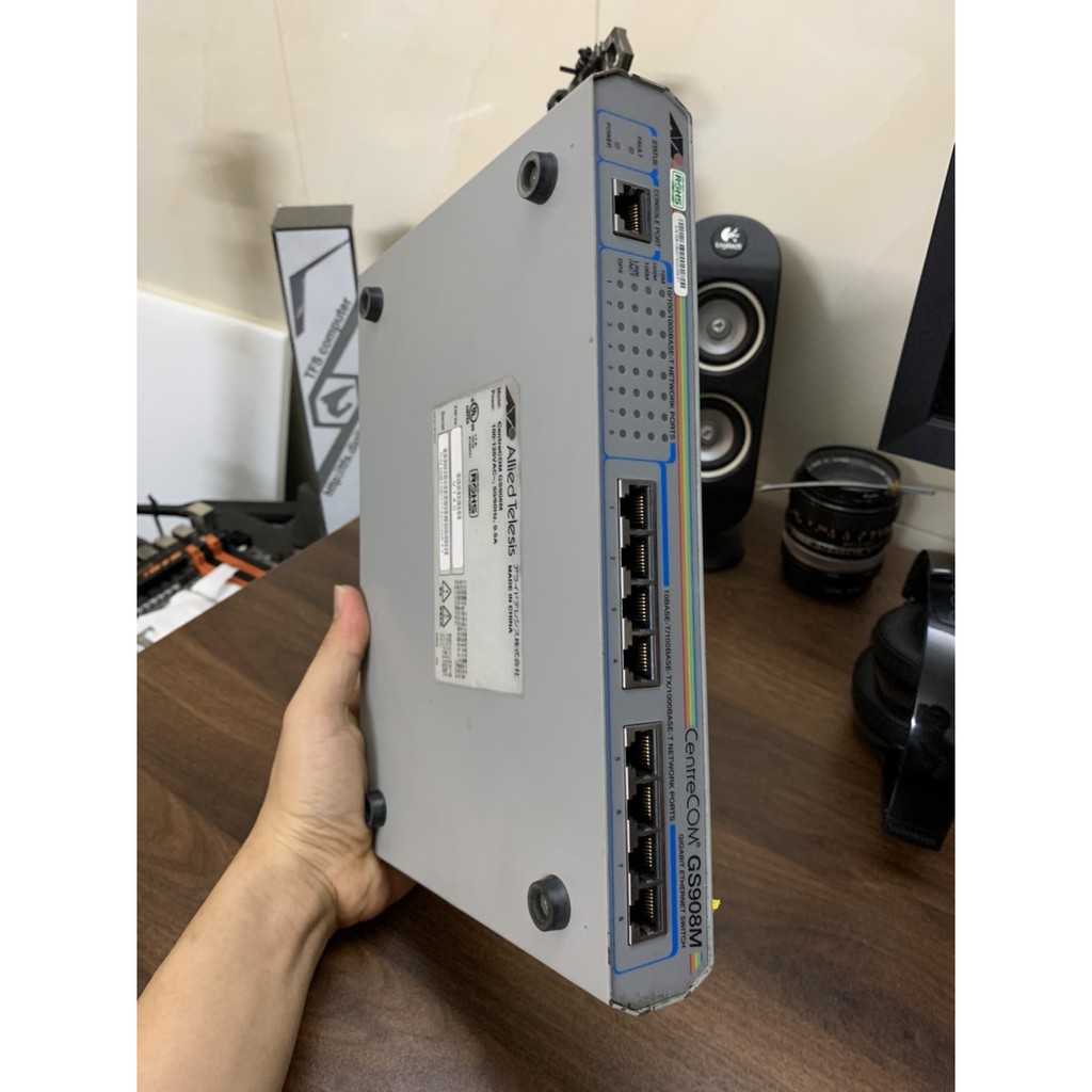 Bộ chia mạng 8 cổng Telesis GS908m 10/100/1000G chuyên dụng