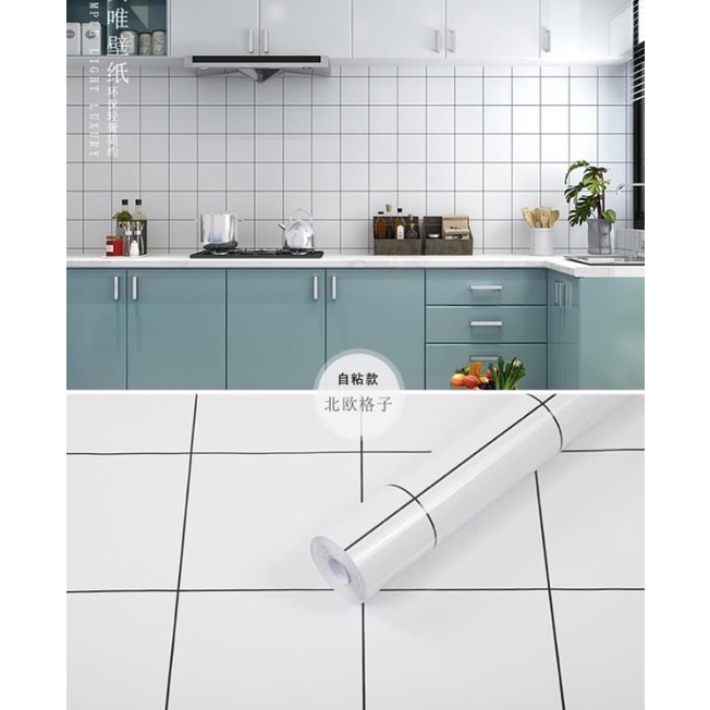 Decal dán bếp tráng nhôm keo sẵn khổ 60cm chống nước chịu nhiệt 1mét dài