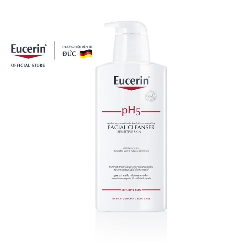 [Công ty] Sữa rửa mặt EUCERIN PH5 Facial Cleanser 400ml