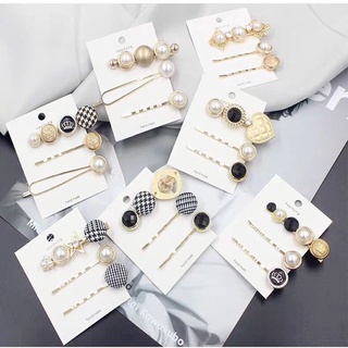 Set kẹp tóc nữ đính ngọc trai phong cách hàn quốc