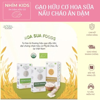 Gạo hữu cơ ST25 nấu cháo ăn dặm hộp 1kg