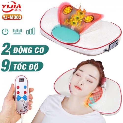 Máy mát xa cổ vai gáy hồng ngoại túi khí cao cấp YIJIA YJ-303 - chính hãng