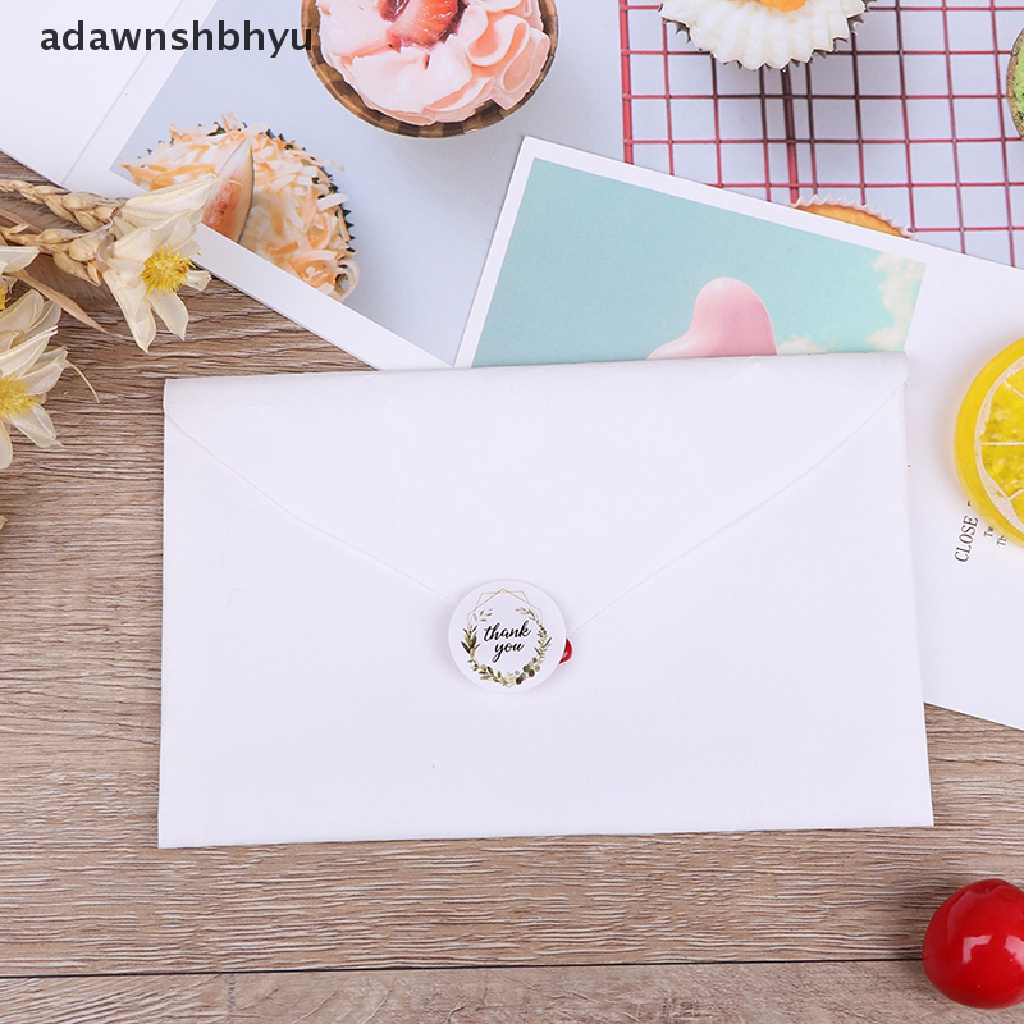 Cuộn 500 Nhãn Dán Trang Trí Niêm Phong Bao Bì In Chữ Thank You Độc Đáo Tiện Dụng