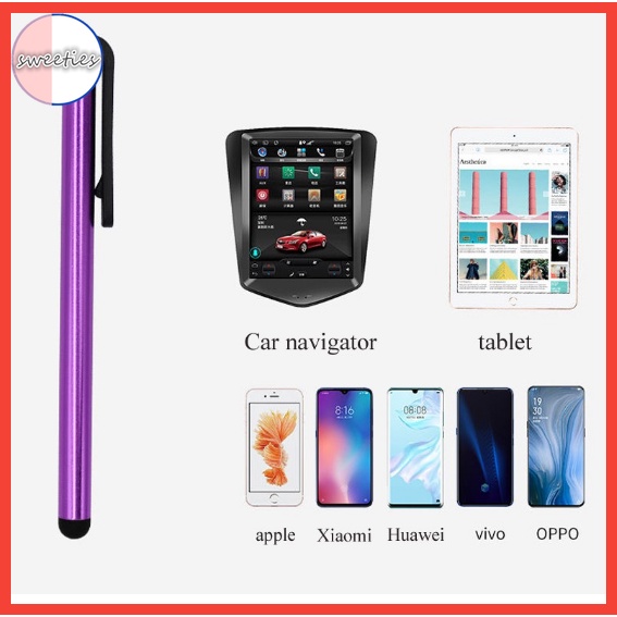 BÚT CẢM ỨNG MÀN HÌNH CHO SMARTPHONE, MÁY TÍNH BẢNG NHIỀU MÀU NHỎ GỌN CÓ KẸP ĐỂ GẮN TIỆN DỤNG