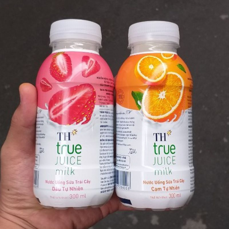 SỮA TRÁI CÂY TH TRUE MILK DÂU/ CAM 330ML