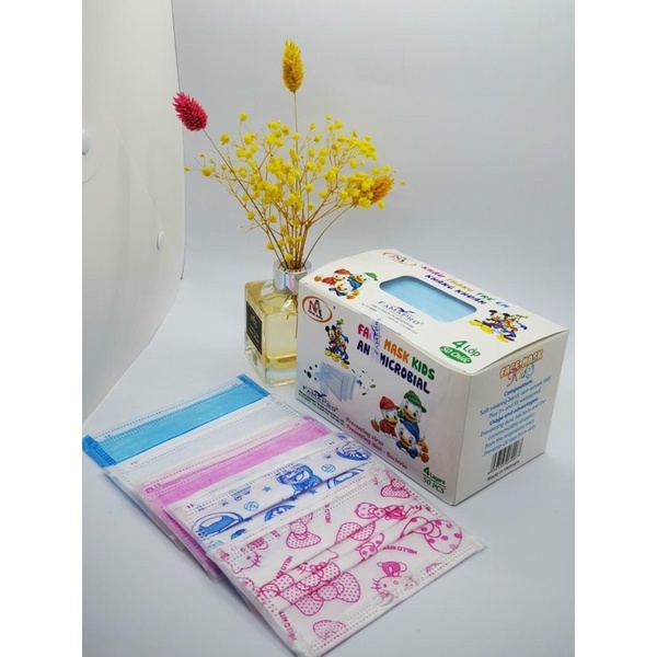 Hộp 50 cái khẩu trang y tế cho bé/khẩu trang y tế trẻ em ,4 lớp