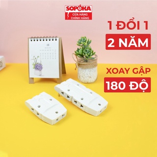 Ổ chia điện, ổ chia đầu nối thông minh sopoka q3t-q5t chia 3 chia 5 siêu gọn, siêu tiết kiệm