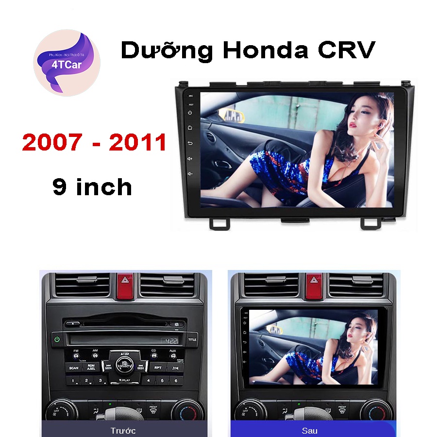 Mặt dưỡng Honda CR-V 2007-2011 9 inch
