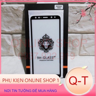 [Mã ELFLASH3 hoàn 10K xu đơn 20K] Cường lực Huawei Nova 2i full màng hình