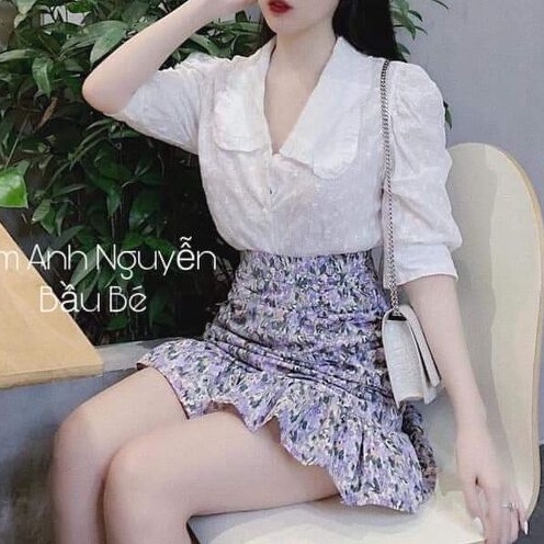Chân váy nhún đuôi cá hàng đẹp