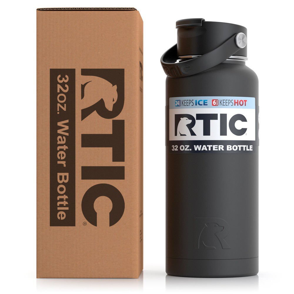 Bình giữ nhiệt Mỹ RTIC 32oz (950ml) bằng thép không rỉ , RTIC Bottle New Model 32oz Stainless Steel luckily1702