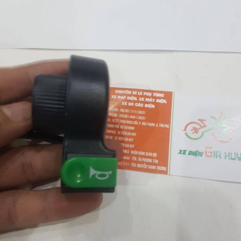 CÙM Công Tắc 1 nút Kèn ON OFF Xe Đạp Điện HUY XE ĐẠP ĐIỆN