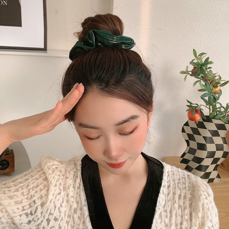 Dây Buộc Tóc Phong Cách Retro Hàn Quốc Xinh Xắn Cho Nữ