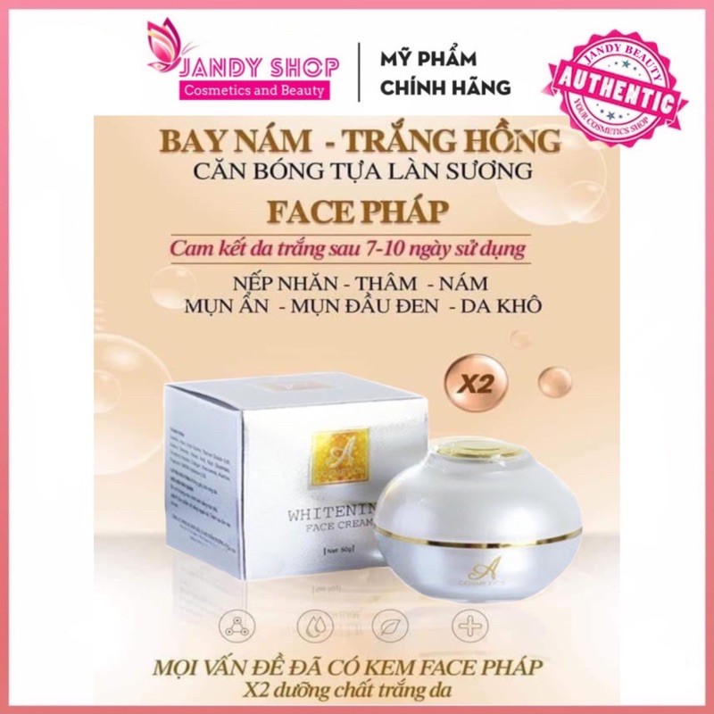 [Chính hãng]Kem Dưỡng Da, Face Pháp ACOSMETICS. Đánh bay mụn, thâm, nám, tàn nhang hiệu quả