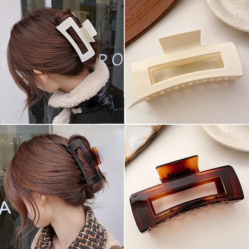 Kẹp tóc răng cá mập đơn giản thời trang Hàn Quốc cổ điển