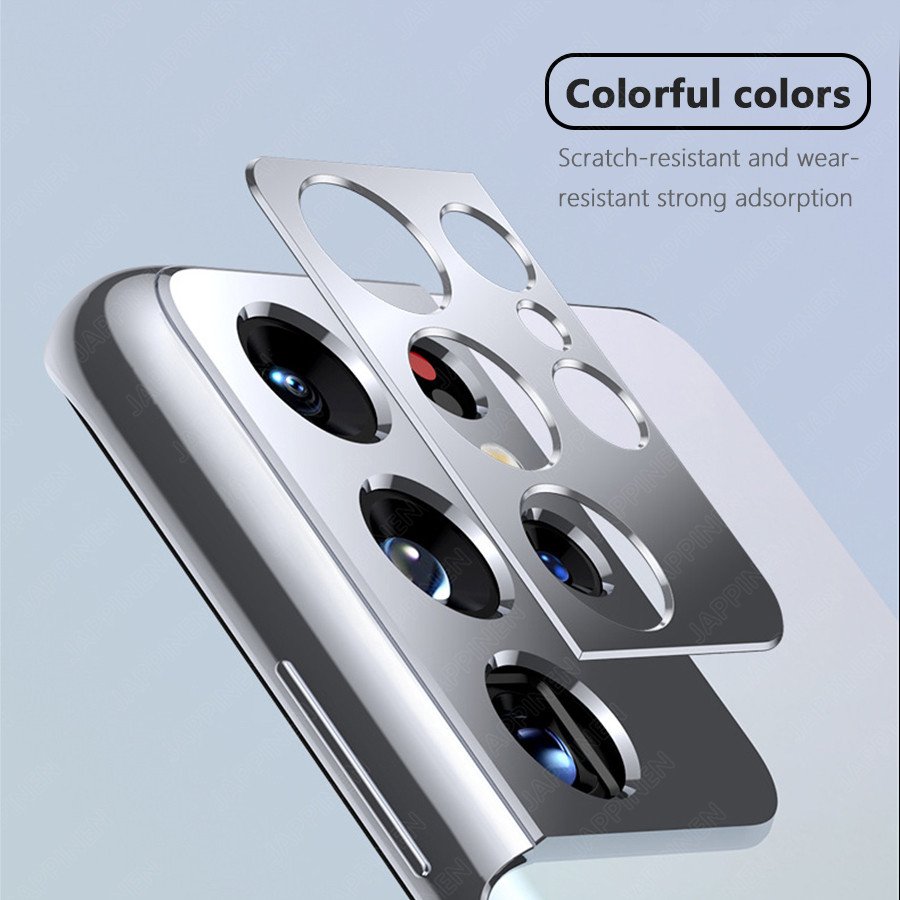 Miếng phim kim loại bảo vệ camera mặt sau 2 trong 1 cho Cho Samsung Galaxy S21 S20 Note 20 Ultra S20 FE S21 Plus