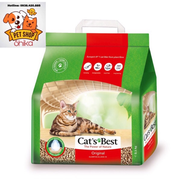 CAT’S BEST ORIGINAL CÁT VỆ SINH HỮU CƠ CHO MÈO 5L