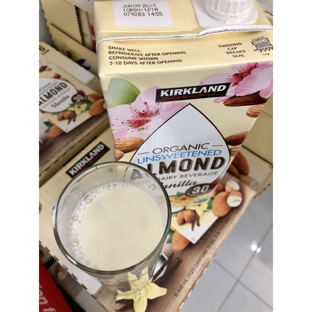 { SALE221 } ❤️ [Hàng Mỹ, Date 6/2021] Sữa Hạnh Nhân Organic Almond KHÔNG ĐƯỜNG Mỹ, Hộp Giấy 1 Lít ( Hàng NEW )