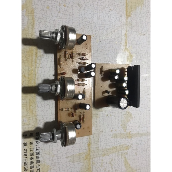 compo mạch công suất la4440 với thiết kế mới + mạch chỉnh âm sắc + ic LA4440
