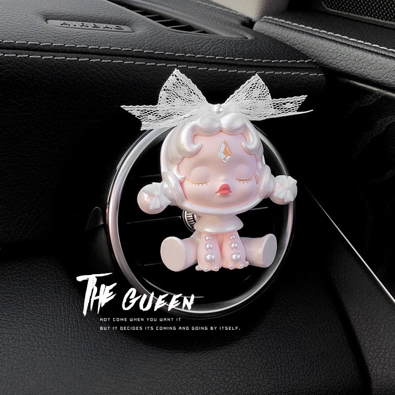 Phụ Kiện Trang Trí Cửa Gió Điều Hòa Xe Hơi Hình Skull Panda -Cài Cửa Gió Sáp Thơm Xe Ô Tô