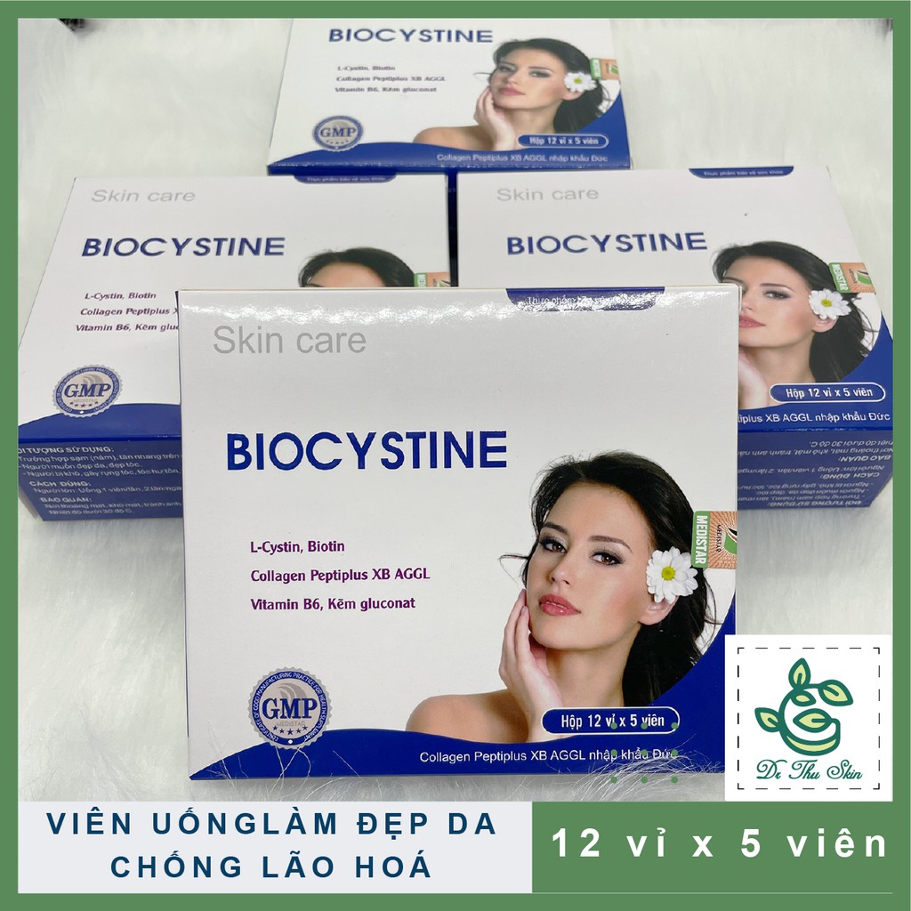 Biocystine Viên Uống Chính Hãng 30 viên -  Viên Uống Đẹp Da, Giúp Tóc Chắc Khỏe
