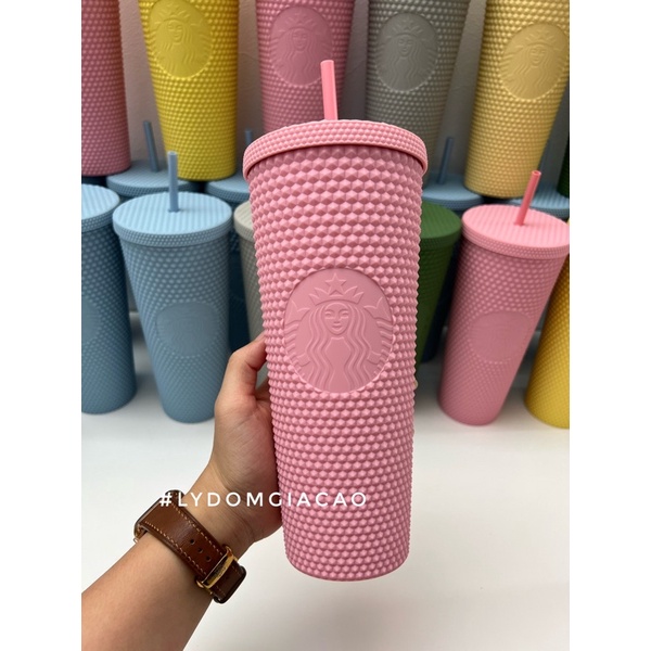 Ly Studded Pink Starbucks